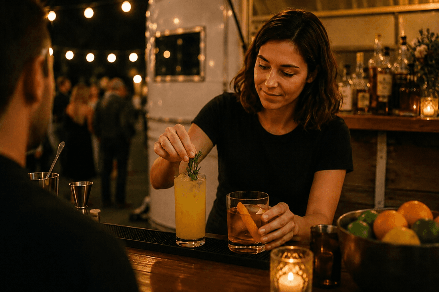 Custom cocktails by Spunky Spirits