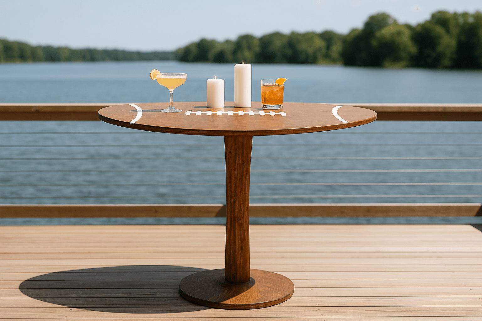 Football cocktail table